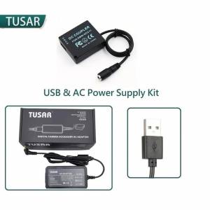 TUSAR USB-A + Pro AC Dummy Battery Supply Kit For LEICA BP-DC15