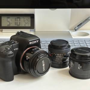 Sony a350 & Minolta Full Set