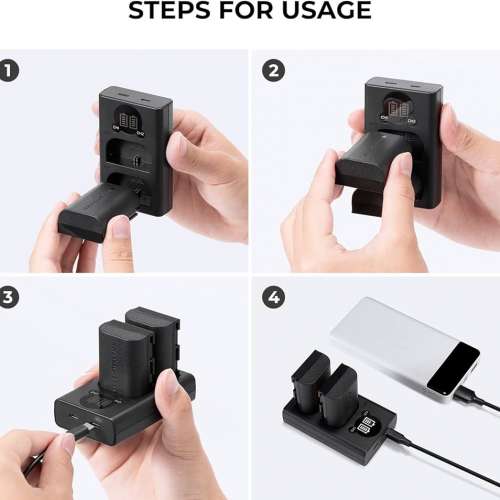 K&F CONCEPT LP-E6NH Lithium-Ion Battery  代用鋰電池