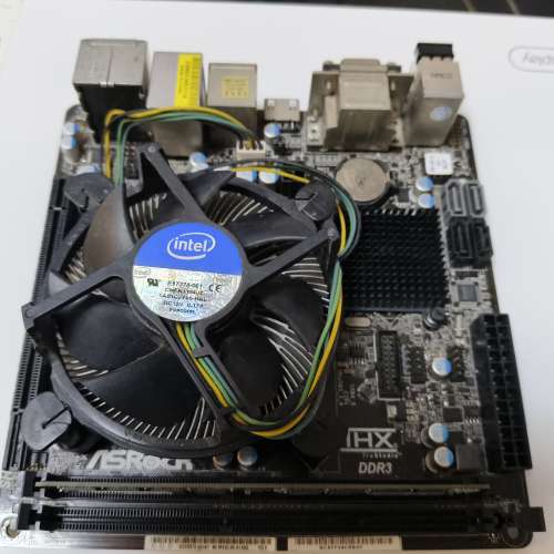 i5 2400 + Asrock H77m-itx + 4G ddr3 註:没背擋板