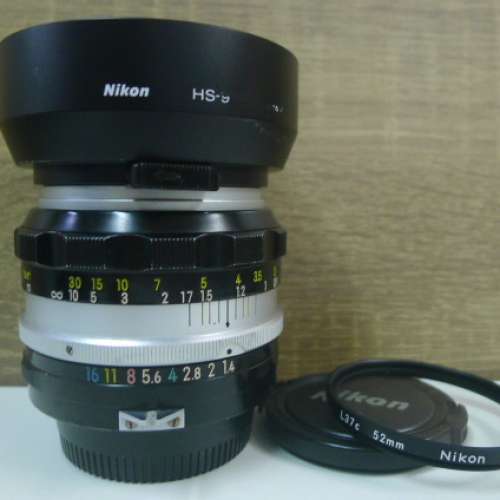Nikkor-S 50mm Auto  f1. 4 non AI (銀嘴)