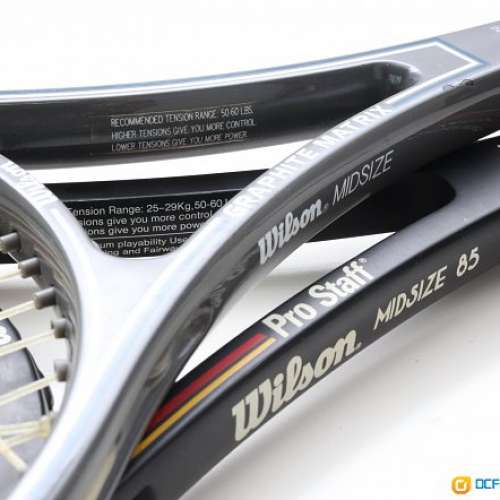 Wilson GRAPHITE MATRIX  (85sq )  少有細頭拍  與  pro staff 85 相同     上網最啱