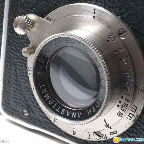 Foth-Derby Type III 德國折疊相機連 Anstigmat 50mm f2.5 具電影鏡效果鏡頭     ...