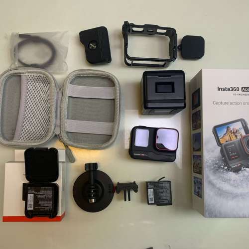 觀塘實體店] 二手 Insta360 Ace Pro (共2電+快充盒) 行貨保養期到2026年4月 *S9845...