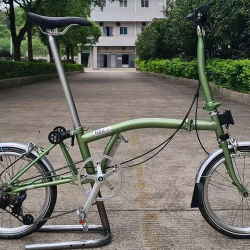 2025 Fika P6 國布 小布款 外6速鉻鉬鋼折叠車 送前後蛙燈叮叮