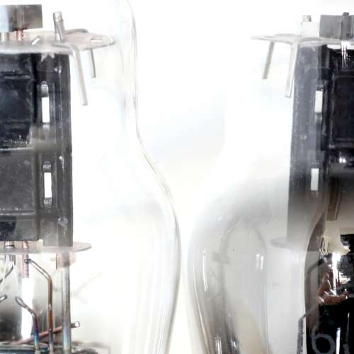 Raytheon 橙字 6J5G (世上最佳音質驅動管)  美國1940-45年製造