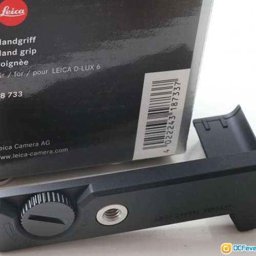 Leica D-LUX 6 原廠專用手柄 18733 連盒99%新