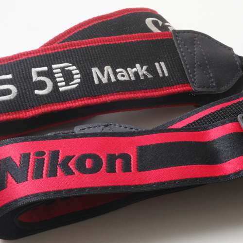 全新日版古董頸帶Nikon Wide Strap及EOS 5D Mark2 Professional Version料靚襟用