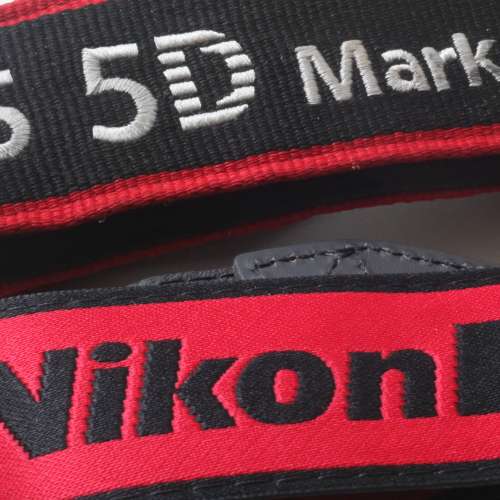 全新日版古董頸帶Nikon Wide Strap及EOS 5D Mark2 Professional Version料靚襟用