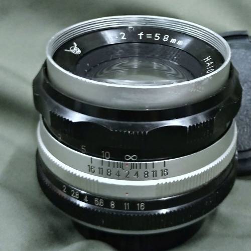 中國海鷗牌 Haiou-64  58mm f2  MD-mount  (留意鏡號) 賣1枝 放1枝