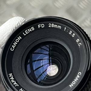 Canon FD 28mm f/3.5 S.C.