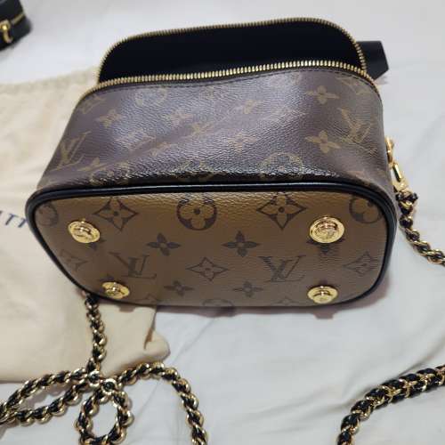 95%新  玩具LV化妝袋 M45165 VANITY PM Monogram帆布  可以交換