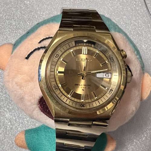 中古精工自動bell-Matic包金鬧表