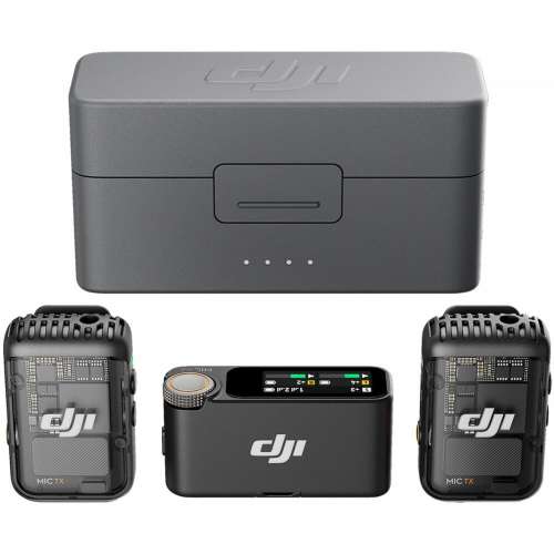 DJI Mic 2 (兩發一收，含充電盒) 送Sony熱靴轉接