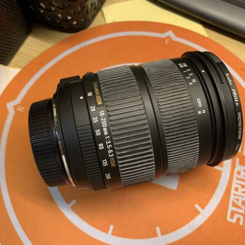 Sigma 18-200mm f/3.5-6.3 DC OS HSM 72mm