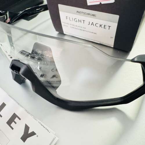 全新Oakley Flight Jacket破風眼鏡 太陽 透明 超輕