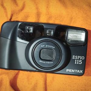 pentax 賓得 Espio 115（ 35-115 AF ZOOM ）35mm 115mm ，過片正常，對焦正常，過片...