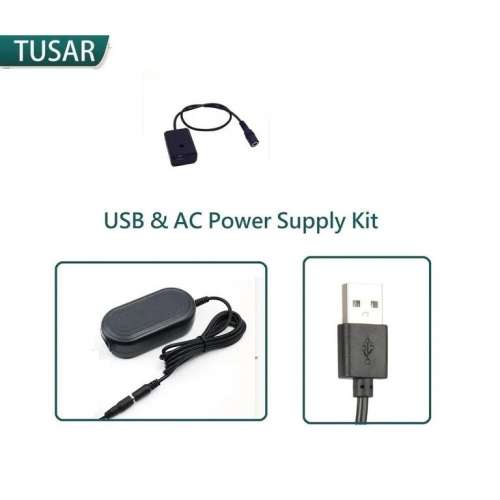 TUSAR USB + AC Dummy Battery Supply Kit For SONY NP-FW50 外接電源供應器 / 假電池