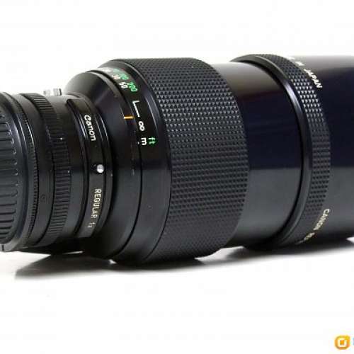 Canon 500mm f8 Reflex lens 反射鏡 + FD to EOS 超薄接環 (不帶鏡片)