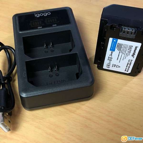 全新行貨 iSmart FZ100 A7III, A7RIII, A9 專用鋰電池及USB雙充, 一年保養, 深水埗...