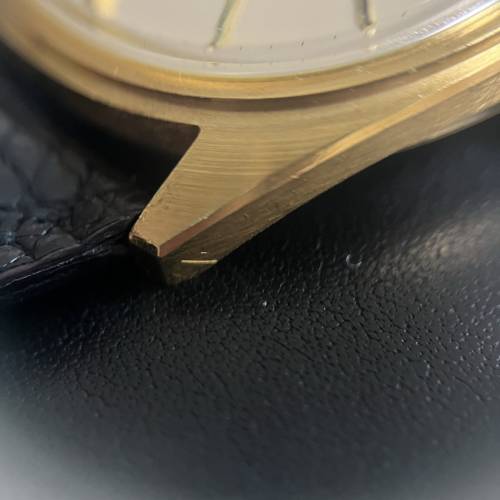 vintage eterna 18k yellow gold auto 35mm