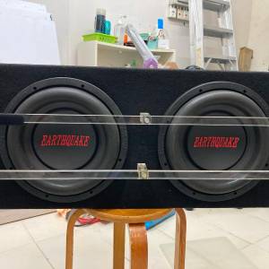 Earthquake 12"inch subwoofer with box