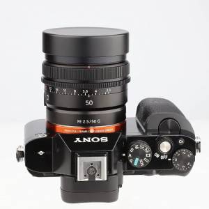 Haoge LH-S245N Bayonet Square Metal Lens Hood For Sony FE 50mm f/2.5 SEL50F25G