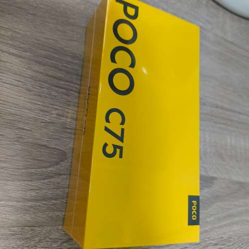售全新POCO C75 6+128GB港行手機金色