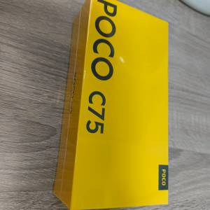 售全新POCO C75 6+128GB港行手機金色