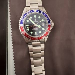Steinhart Ocean One GMT BLUE-RED Ceramic Diver Watch