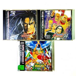 SNK neo geo cd game 3隻 中古 懷舊 電視遊戲
