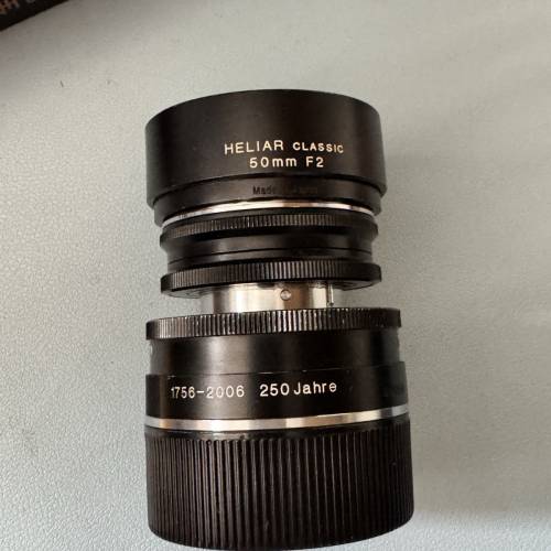 voigtlander heliar classic 50mm f/2 250 jahre edition