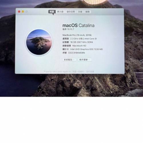 MacBook por 16 2019 1Tb