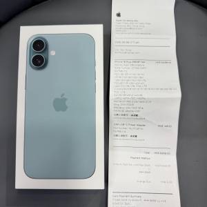 全新未開封未激活 香港行貨 iPhone 16 Plus 256GB 綠色 香港行貨 有Apple單 一年保...