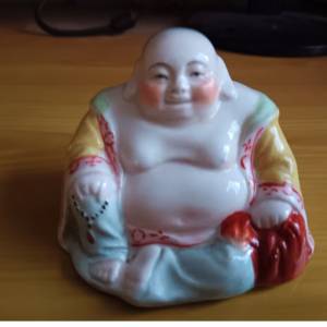 粉彩小彌勒佛