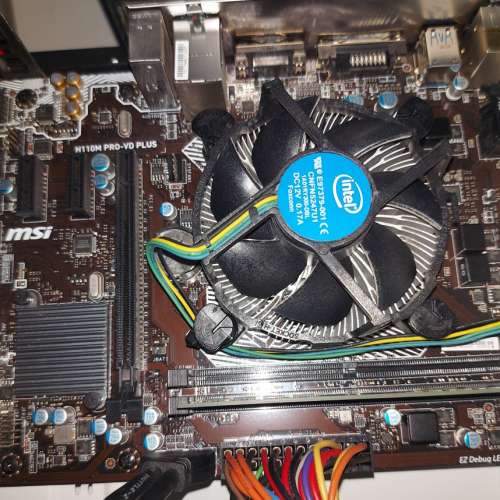 MSI H110M PRO-VD PLUS SOCKET 1151 主板 + 背板 ONLY