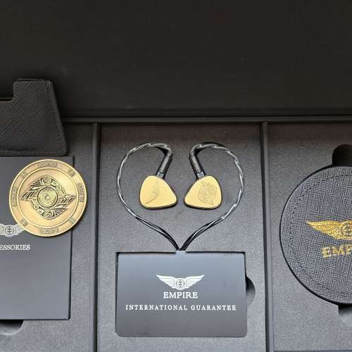 Empire ears Raven matt gold 磨沙金限量版