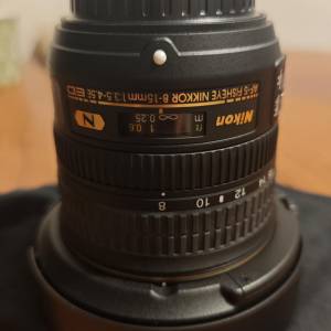 Nikon AF-S Fisheye NIKKOR 8-15mm F3.5-4.5E ED