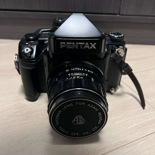 多圖 9成新 停產Pentax 67II 連105mm f2.4