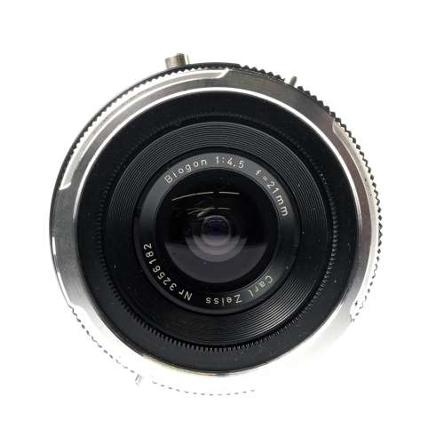 Carl Zeiss Biogon 21mm f4.5 Lens w/viewfinder Crx mount  #6182