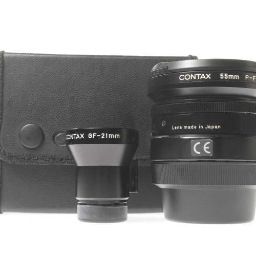 Contax G2 Rangefinder 35mm Film Camera Body Black + Lens Set