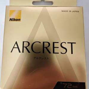 New Nikon Arcrest filter 72mm
