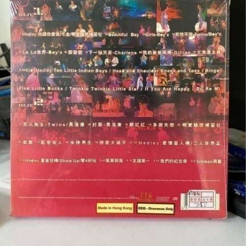 ( 全新未拆 )Twins 零4 好玩演唱會 Live 2 cd