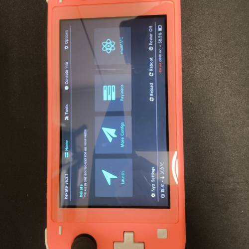 Nintendo Switch Lite 雙系統 粉色 硬改 開心版
