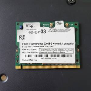 Intel PRO/Wireless 2200BG MiniPCI Notebook Wireless Card (Mini PCI WIFI)