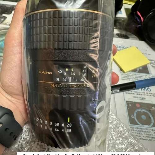 Repair Cost Checking For Tokina AT-X Pro AF 100mm F/2.8 抹鏡清潔、光圈維修、重...