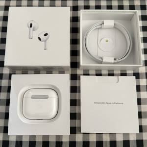 Apple AirPods 3 耳機 行貨 100%全新 只開盒檢查和試機 未曾使用 操作和電量全正常 ...