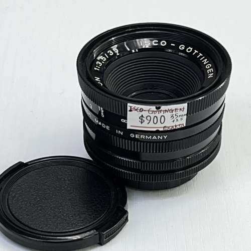 90% New WESTRON ISCO-GOTTINGEN 35mm f3.5 手動鏡頭, 深水埗門市可購買