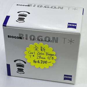 全新水貨 Carl Zeiss BIOGON T* 28mm f2.8 手動鏡頭, 深水埗門市可購買