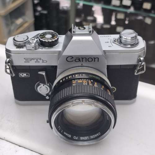 CANON FTB + FD 50MM F1.4